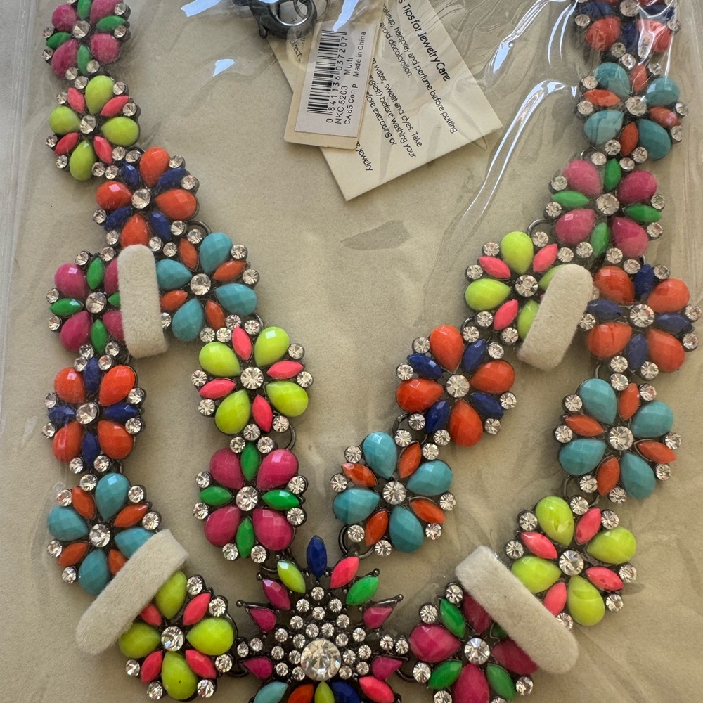Amrita Singh Multicolor Floral Necklace